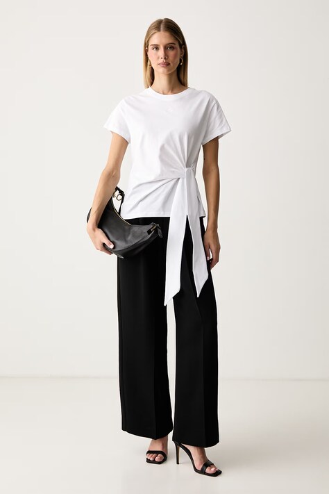 Karl Lagerfeld футболка жіноча бавовняна — AW26-TSDZ1U, білий — фото 2