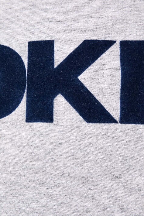 DKNY T-shirt damski z bawełną szary DP6T1849