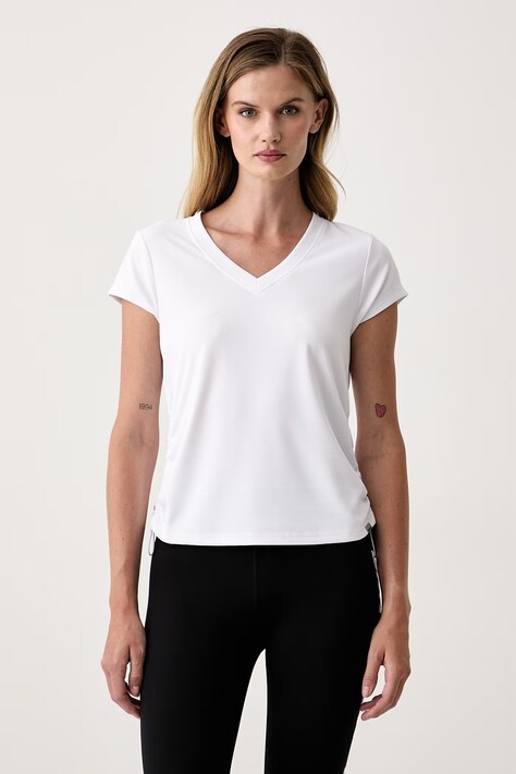 DKNY T-shirt damski biały DP6T9918