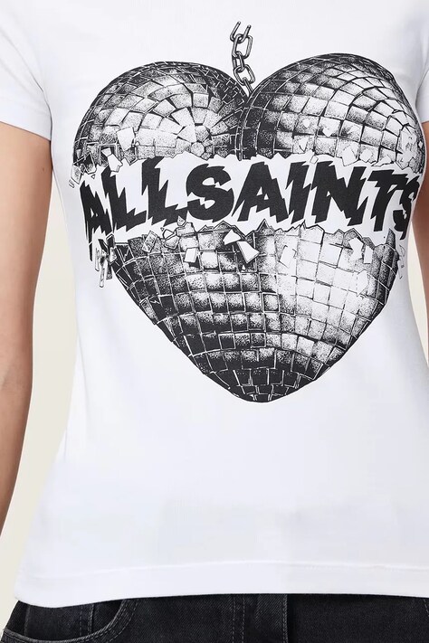 AllSaints футболка жіноча з бавовною REFLECT STEVIE TEE — фото 5