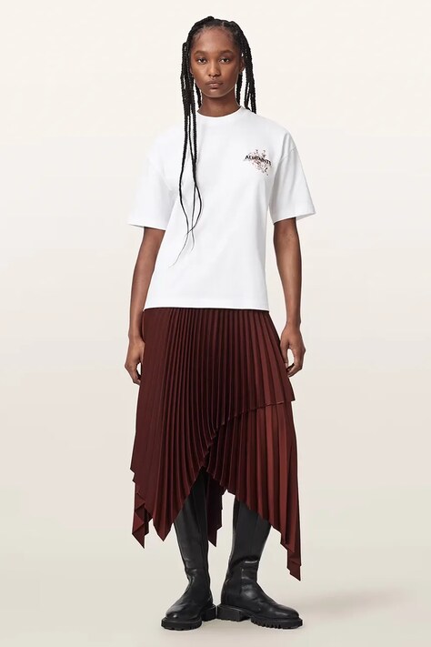 AllSaints футболка оверсайз жіноча бавовняна VALEN ETTA TEE — фото 3