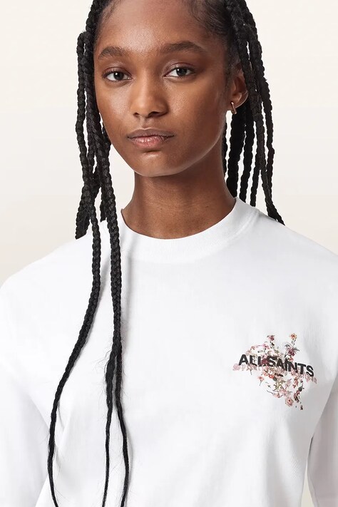 AllSaints футболка оверсайз жіноча бавовняна VALEN ETTA TEE — фото 4