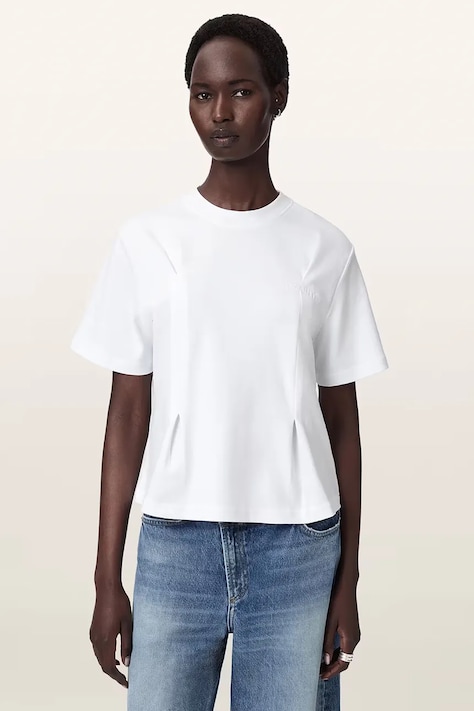 AllSaints T-shirt damski bawełniany SOFIA LISA TEE biały W009JF