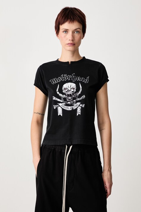 Vetements Vetements x Motorhead T-shirt bawełniany damski czarny WH27TR245B