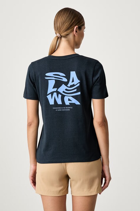 Salewa tricou pentru femei cu bumbac EAGLE KALEIDO bleumarin 00.0000029391