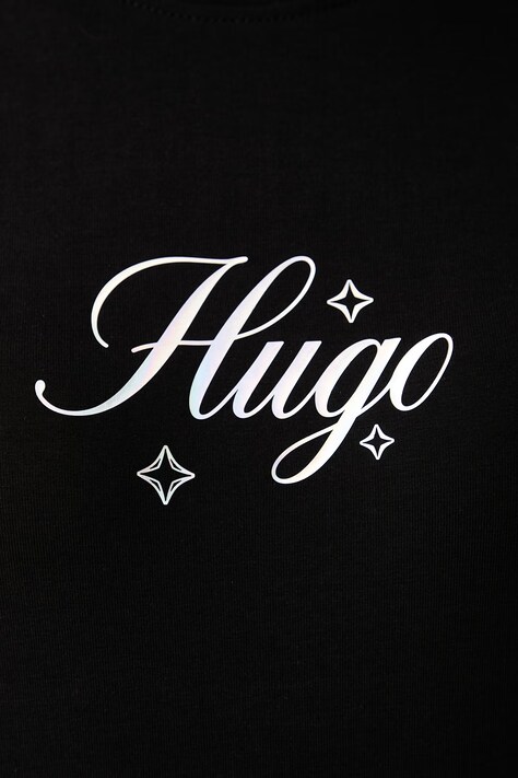 HUGO Blue футболка жіноча бавовняна з еластаном 90's Tee_B_2 — фото 5