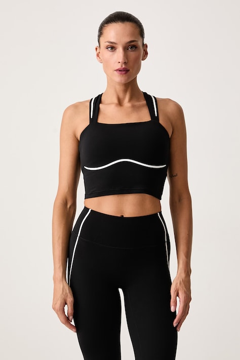 Under Armour Top do jogi damski Meridian Contour czarny 6016947