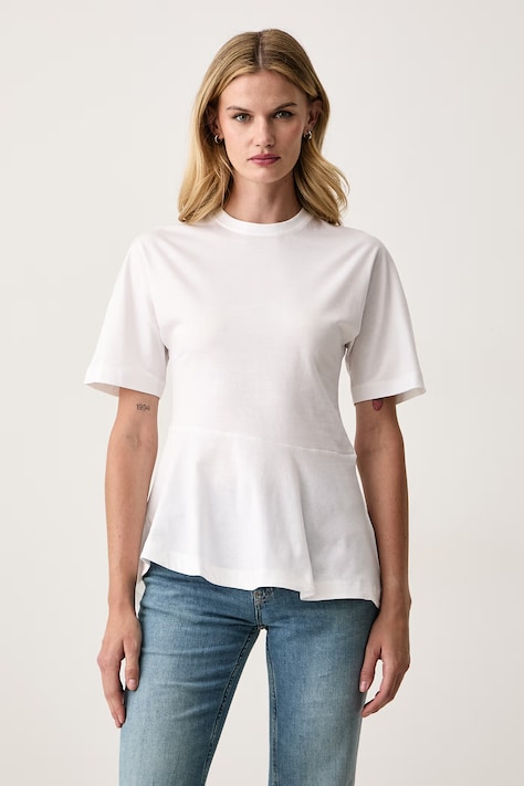 BOSS T-shirt damski bawełniany Endora biały 50568958
