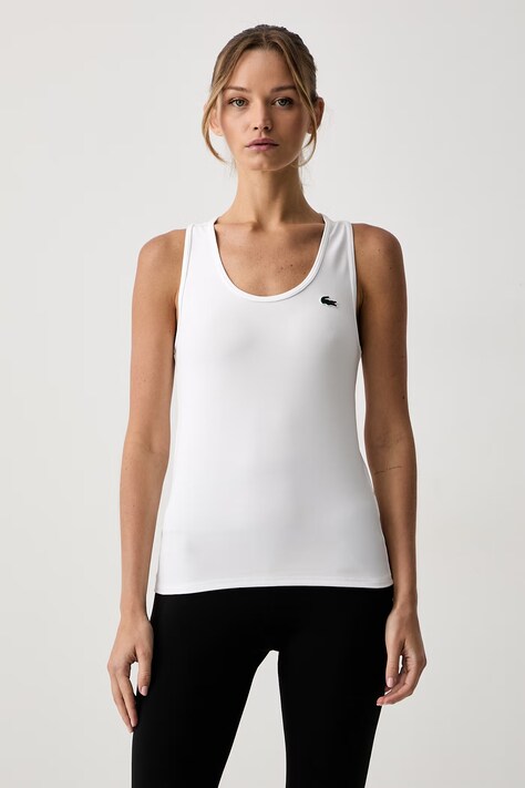 Lacoste Top treningowy damski biały TF0160