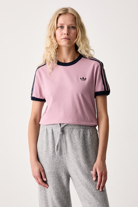 adidas Originals T-shirt γυναικείο με βαμβάκι ροζ KS4776