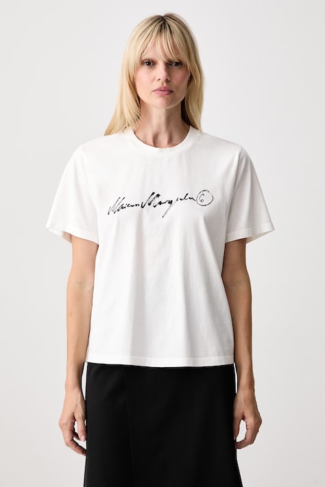 MM6 Maison Margiela T-shirt damski bawełniany biały S52GC0368-M20258