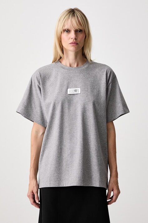 MM6 Maison Margiela T-shirt damski bawełniany szary S52GC0367-M20170