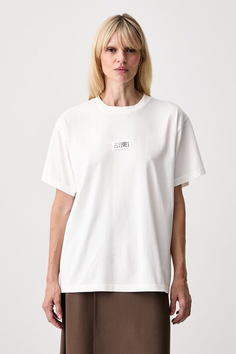 MM6 Maison Margiela T-shirt damski bawełniany biały S52GC0367-M20258