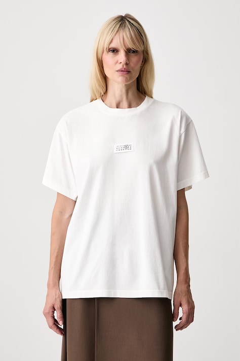 MM6 Maison Margiela T-shirt damski bawełniany biały S52GC0367-M20258