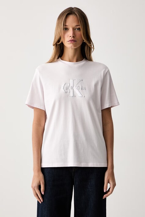 Calvin Klein Jeans tričko dámske bavlnené ružové LV047H800G