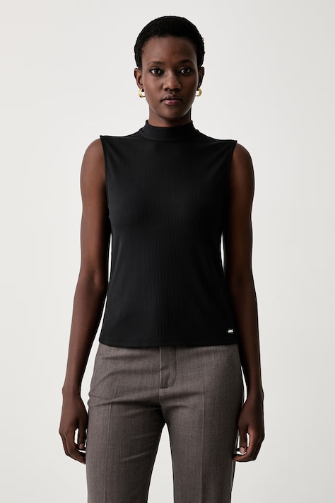 Calvin Klein top dámský s modalem černý LV044H210G