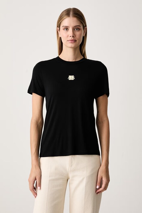 Armani Exchange Majica za žene od viskoze crna XW002773 AF26303