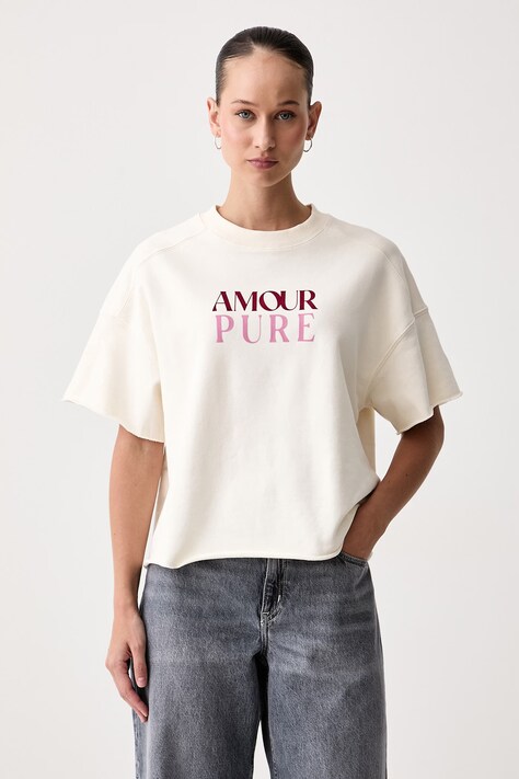 United Colors of Benetton T-shirt γυναικείο βαμβακερό με ελαστάν μπεζ 3245D10DE
