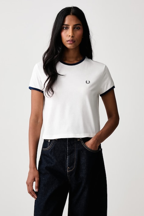 Fred Perry T-shirt damski bawełniany biały G3168