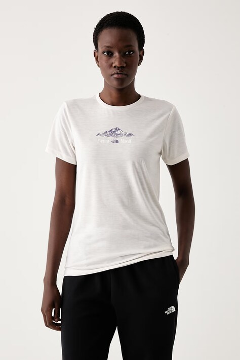 The North Face T-shirt γυναικείο Foundation μπεζ NF0A8J6MQLI1