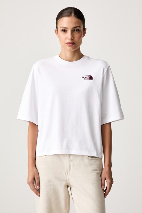 The North Face T-shirt damski bawełniany Hike Picnic biały NF0A8JABFN41
