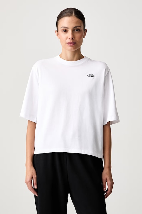 The North Face oversize t-shirt γυναικείο βαμβακερό Essential λευκό NF0A8H71FN41