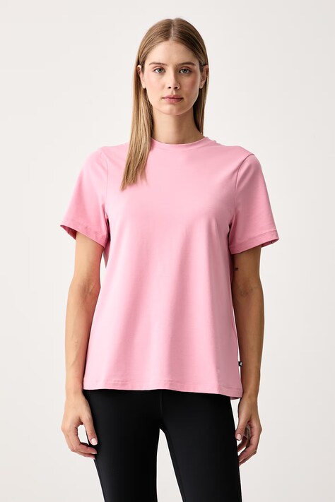 On T-shirt damski Focus różowy 1WF10395289
