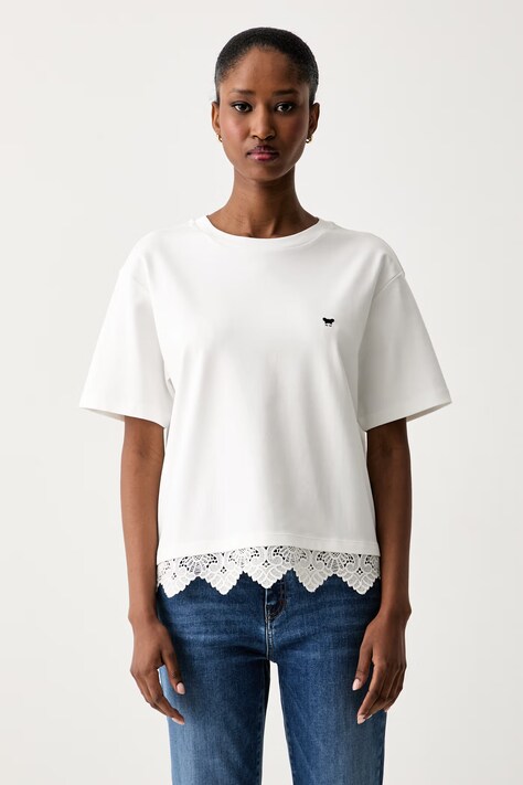 Weekend Max Mara T-shirt damski bawełniany WKDSALA biały 2625976051600