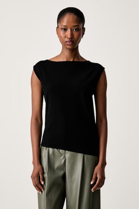 Weekend Max Mara top damski z wiskozy WKDBELLA czarny 2625366031600