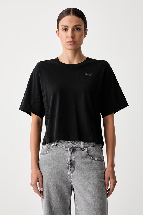 Puma T-shirt damski bawełniany HER czarny 694030