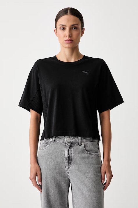 Puma T-shirt damski bawełniany HER czarny 694030