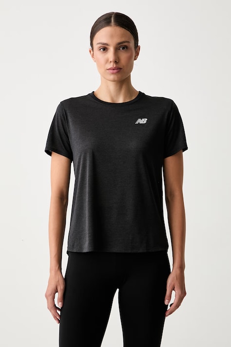 New Balance T-shirt sportowy damski czarny WT41253BKH