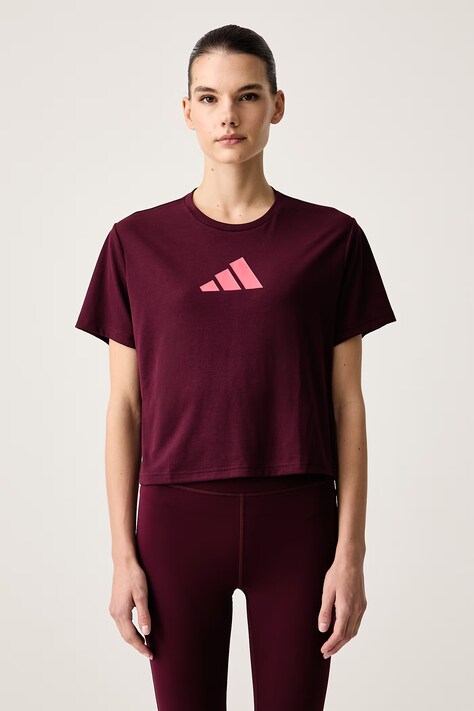 adidas Performance T-shirt da allenamento da donna Essentials granata KT3797
