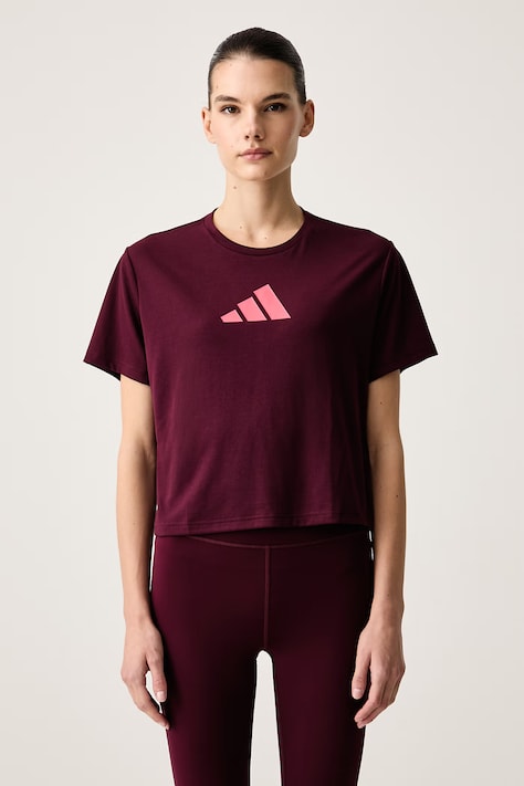 adidas Performance T-shirt da allenamento da donna Essentials granata KT3797