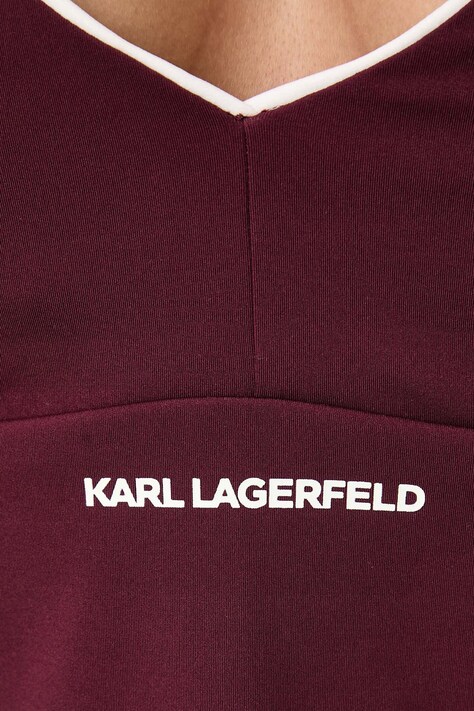 Karl Lagerfeld топ жіночий — AW26-TSDZLH, бордо — фото 5
