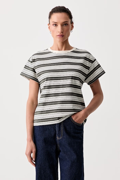 rag & bone T-shirt damski bawełniany Kelly zielony RE8725FT3KW