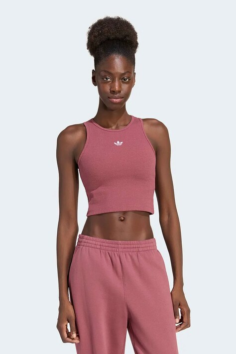 adidas Originals Úpletový top dámsky Essentials ružový KT4748