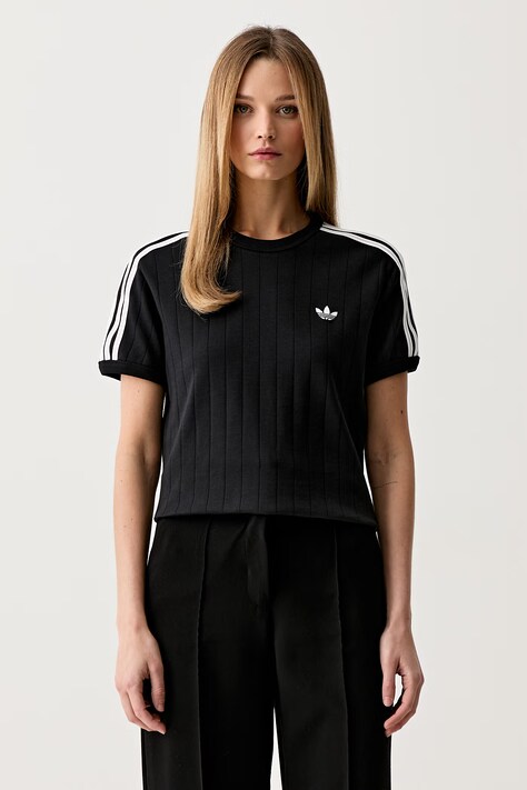 adidas Originals T-shirt damski bawełniany czarny KS6784