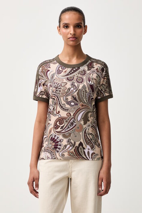 adidas Originals t-shirt γυναικείο με μοντάλ Liberty μπεζ KR6679