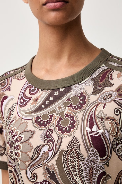 adidas Originals tricou pentru femei cu modal Liberty bej KR6679
