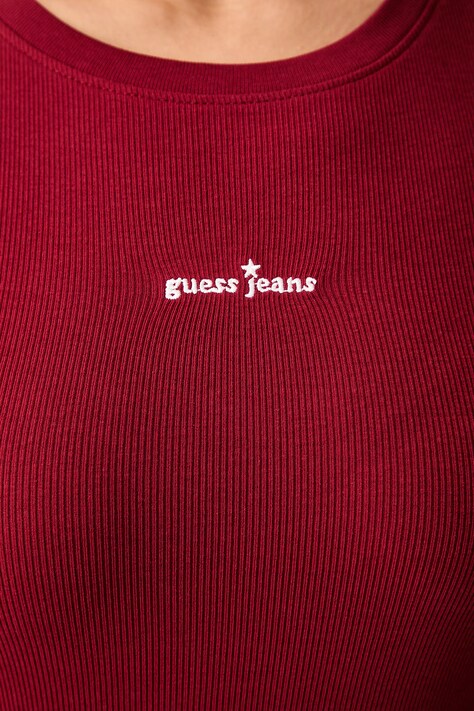 Guess Jeans футболка жіноча бавовняна з еластаном — фото 5