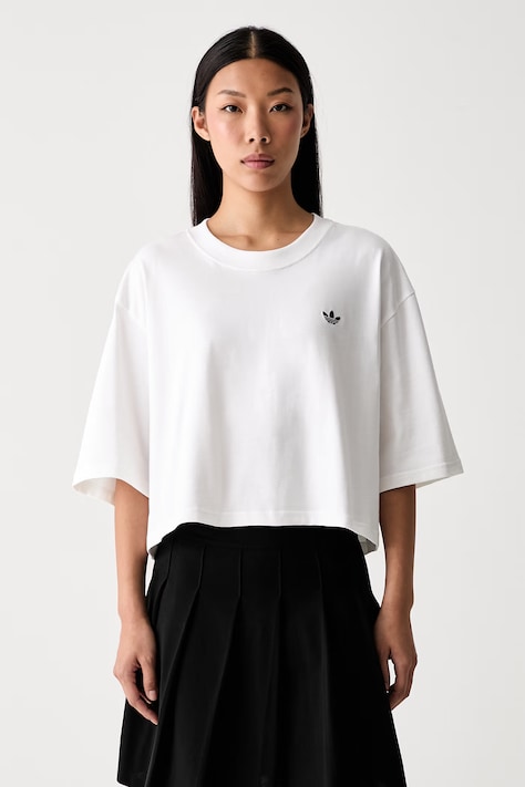 adidas Originals футболка для женщин из хлопка Essentials белая KQ6691