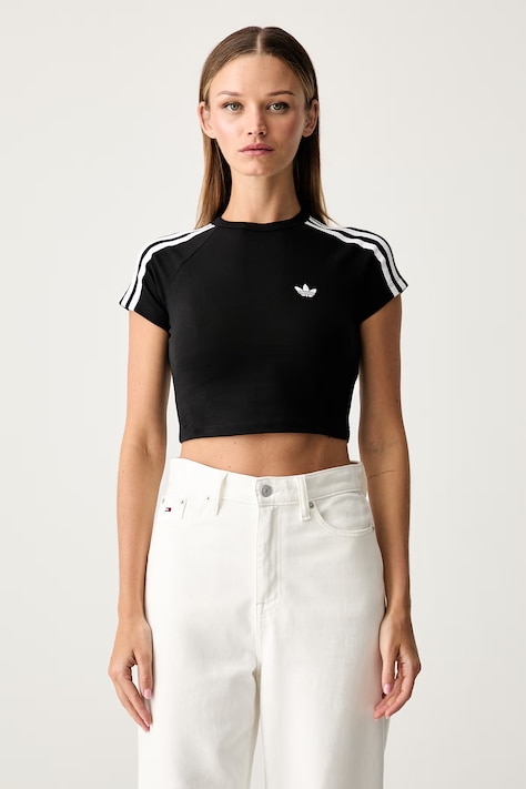 adidas Originals tričko dámske s bavlnou čierne KG3700