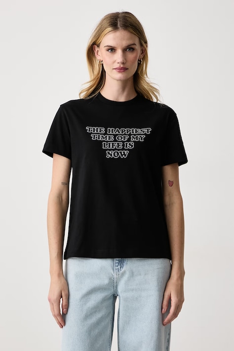 Guess T-shirt damski bawełniany x MARILYN MONROE czarny W6BI60 K7943