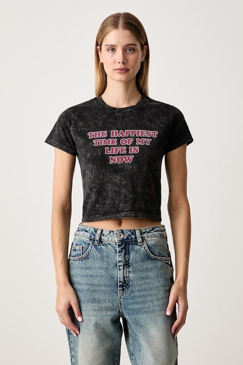 Guess T-shirt damski bawełniany x MARILYN MONROE czarny W6BI53 K6661