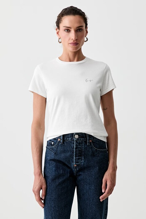 Kenzo T-shirt damski bawełniany biały FG62TS2614SG