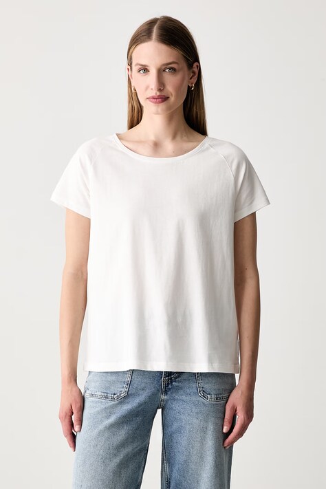 Marc O'Polo T-shirt damski bawełniany biały 5000010003