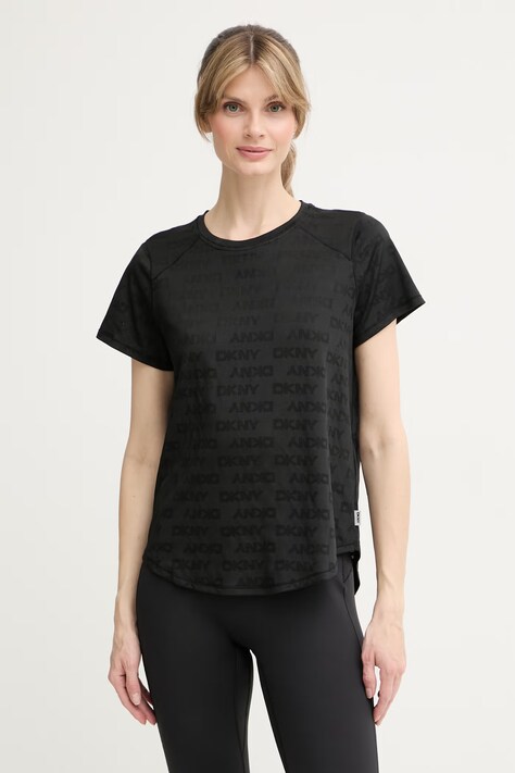 DKNY T-shirt damski czarny DP6T1698