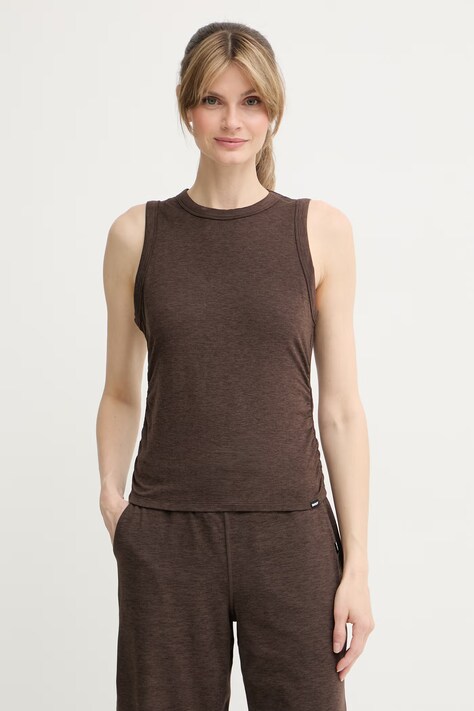 DKNY top damski brązowy DP6T1680