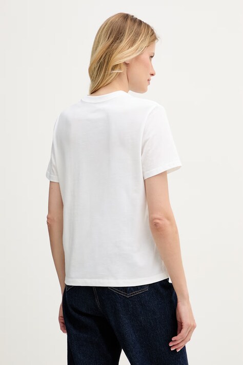 Calvin Klein Jeans T-shirt damski bawełniany biały LV047G831G